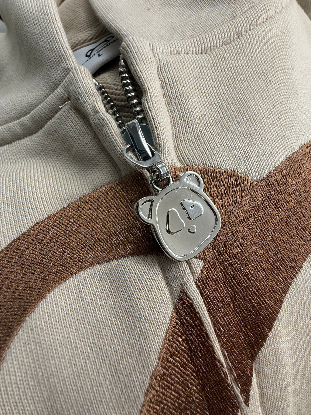 BEAR ZIP UP HOODIE
