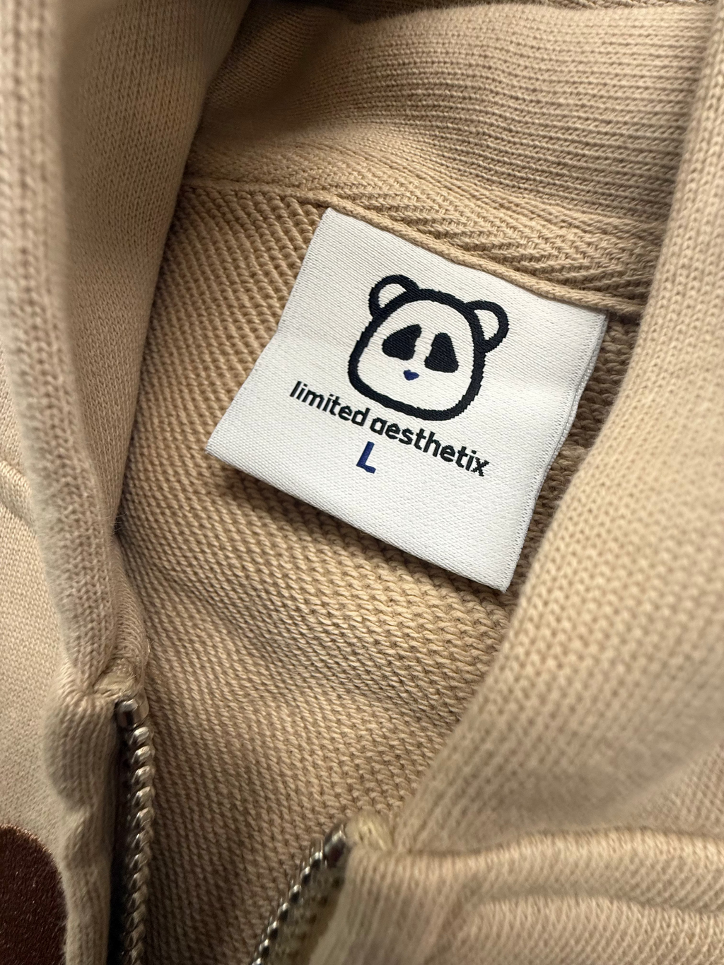 BEAR ZIP UP HOODIE